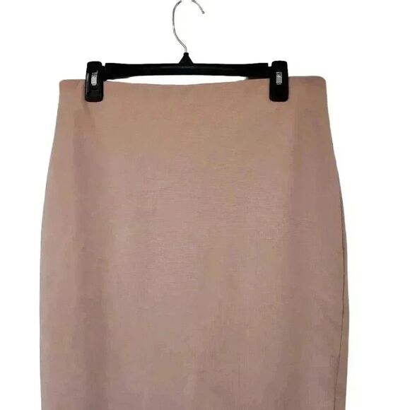 Philosophy Women's Pink Poly/Rayon/Spandex Knit Pencil Straight Skirt - Picture 4 of 11